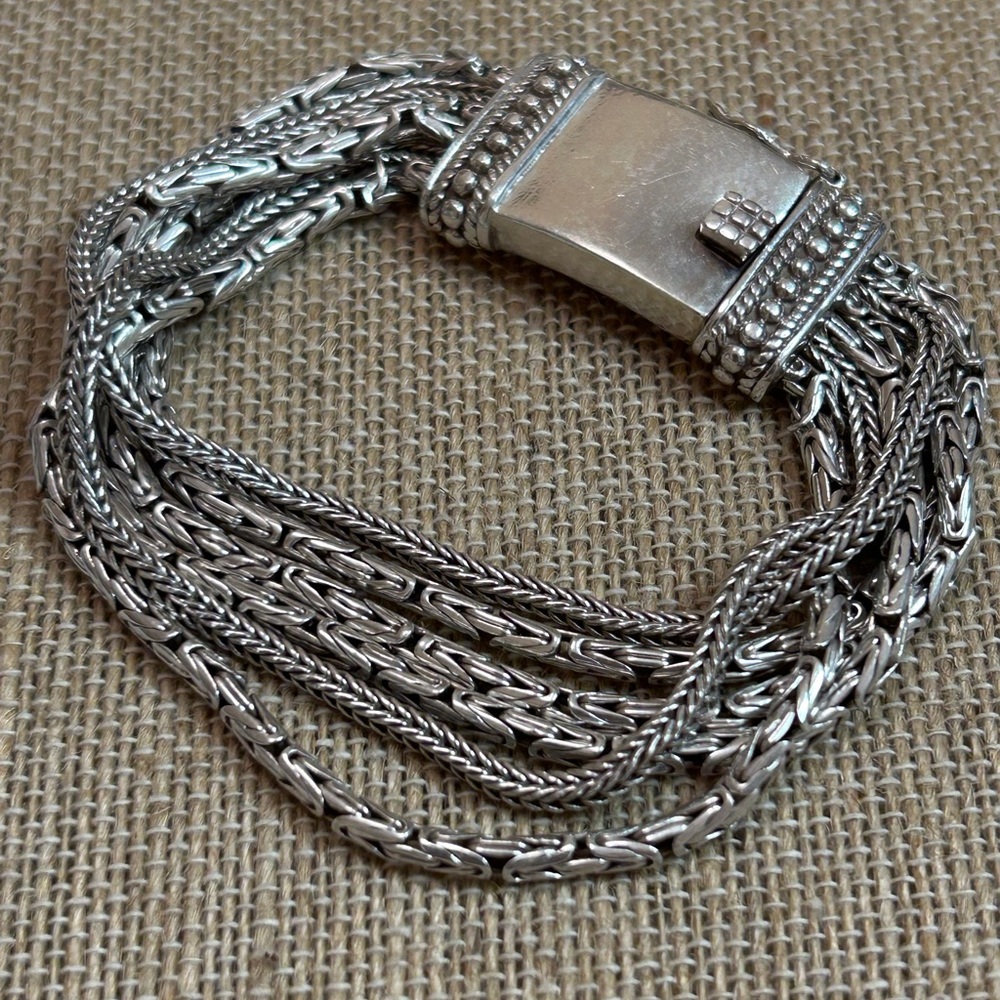 Silpada Go Gorgeous Multi-Strand Byzantine Bracelet B1452